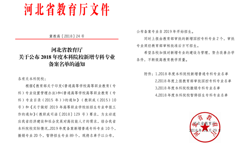 bat365新增税务等四个专科专业