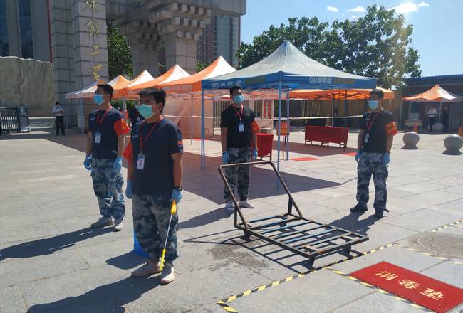 bat365组织开展第二次复学复课疫情防控模拟演练