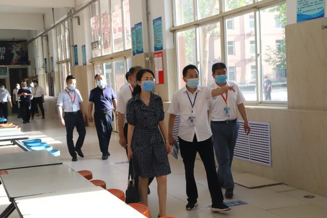 省教育厅督导调研组莅临bat365调研指导复学复课工作