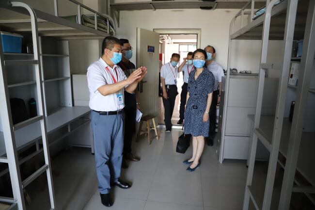 省教育厅督导调研组莅临bat365调研指导复学复课工作