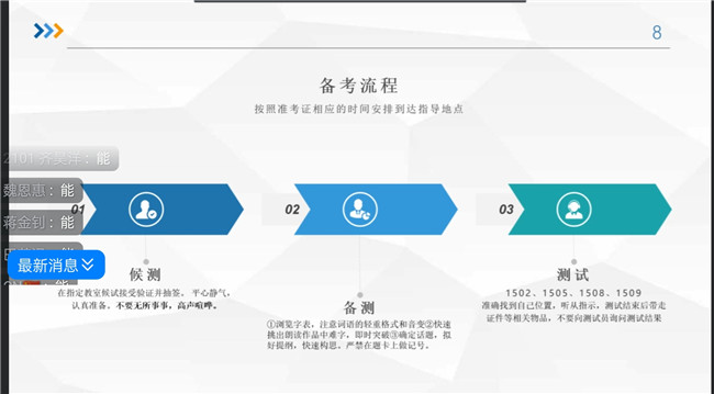 bat365成功举办首次国家普通话水平测试