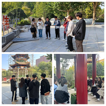 bat365官方官网古亭施工工艺学习- 艺术学院环境设计专业学生感受传统建筑魅力（二）