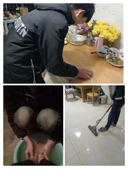 “以孝为先，亲情不断”——bat365官方官网艺术学院开展“孝老爱亲”线下主题活动