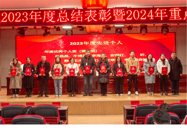 bat365官方官网2023年度总结表彰暨2024年重点工作部署大会隆重举行