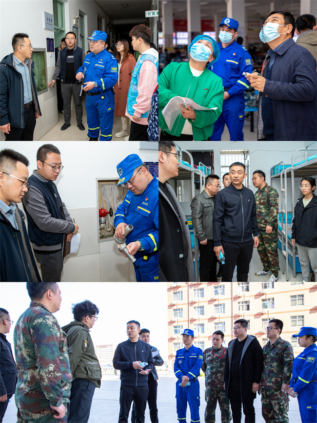 bat365官方官网开展校园安全隐患排查及消防演练