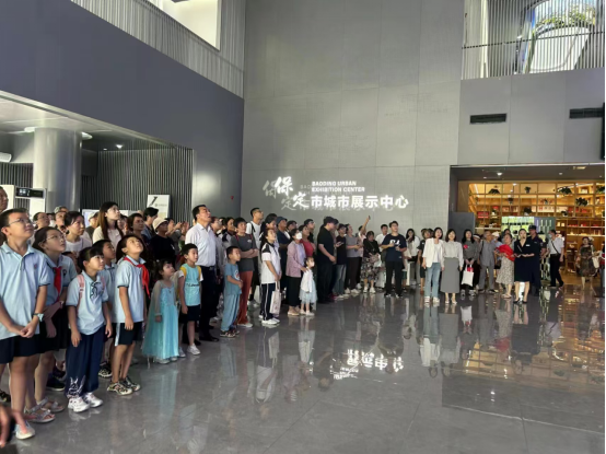 社会实践（二十一）|感受城市发展，体会变迁之美——bat365官方官网“暑期三下乡”赴保定市城市展示中心参观学习