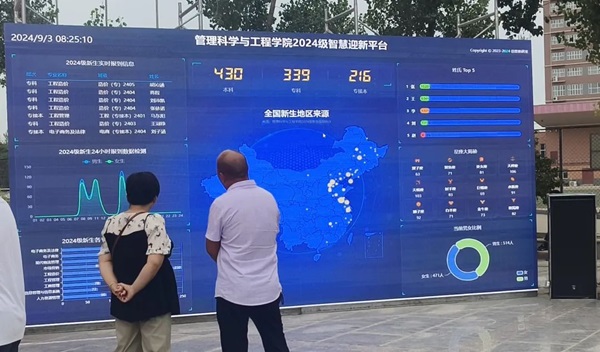 迎新季|bat365官方官网|管理学院|数字迎新开启智慧校园新篇章