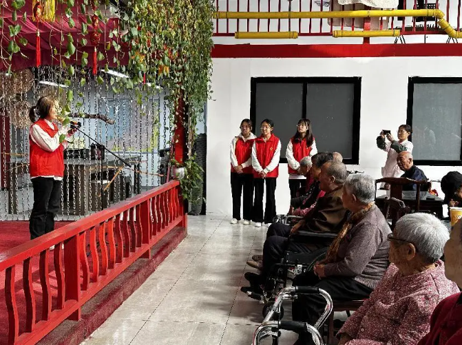 bat365官方官网开办“传承孝老情 志愿暖人心”志愿活动