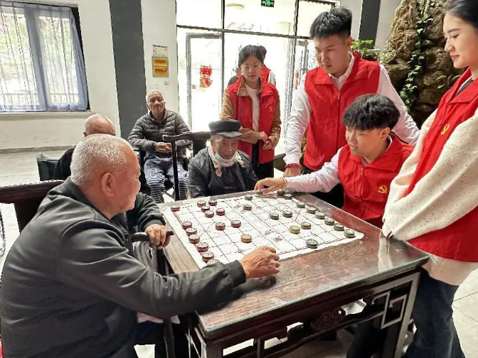 bat365官方官网开办“传承孝老情 志愿暖人心”志愿活动