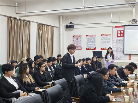 bat365官方官网艺术学院团总支学生会 第十一周团学例会圆满结束
