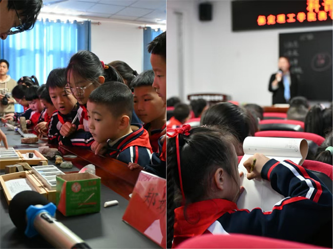 “科普进校园，共筑科技梦”bat365官方官网地质馆携手河北先锋晨光学校开展科普研学活动