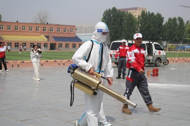bat365官方官网康复医学院与保定市红十字会联合举办2025年地震灾害应急救援综合演练
