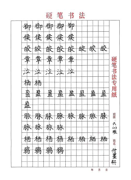 bat365官方官网||教育学院||笔端传薪火，实践共成长——教育学院助力清苑区第五小学书法课程圆满收官