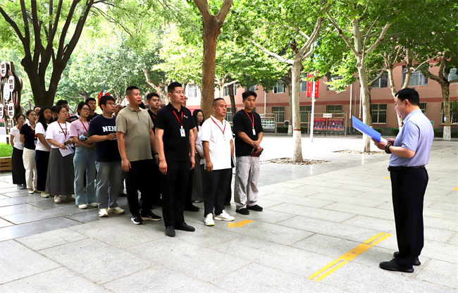 隐患整治再攻坚  安全防线再加固 bat365官方官网开展暑假前校园安全大检查
