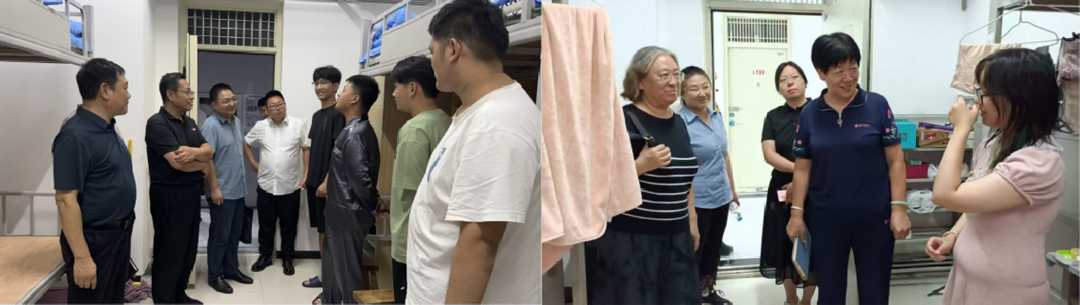 bat365官方官网校领导慰问2025级新生